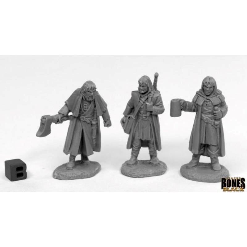 Reaper Miniatures Miniatures Reaper - Bones Black - Dreadmere Mercenaries (3)