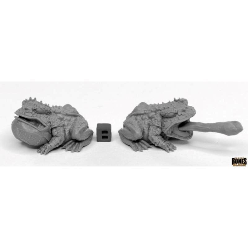 Reaper Miniatures Miniatures Reaper - Bones Black - Giant Frogs (2)