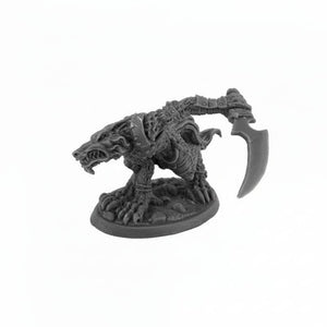 Reaper Miniatures Miniatures Reaper - Bones Black - Lupine Rageclaw Warrior