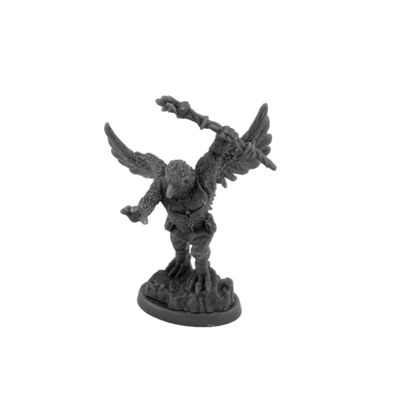 Reaper Miniatures Miniatures Reaper - Bones Black - Raptorkin Wizard (Aarakocra Birdfolk)