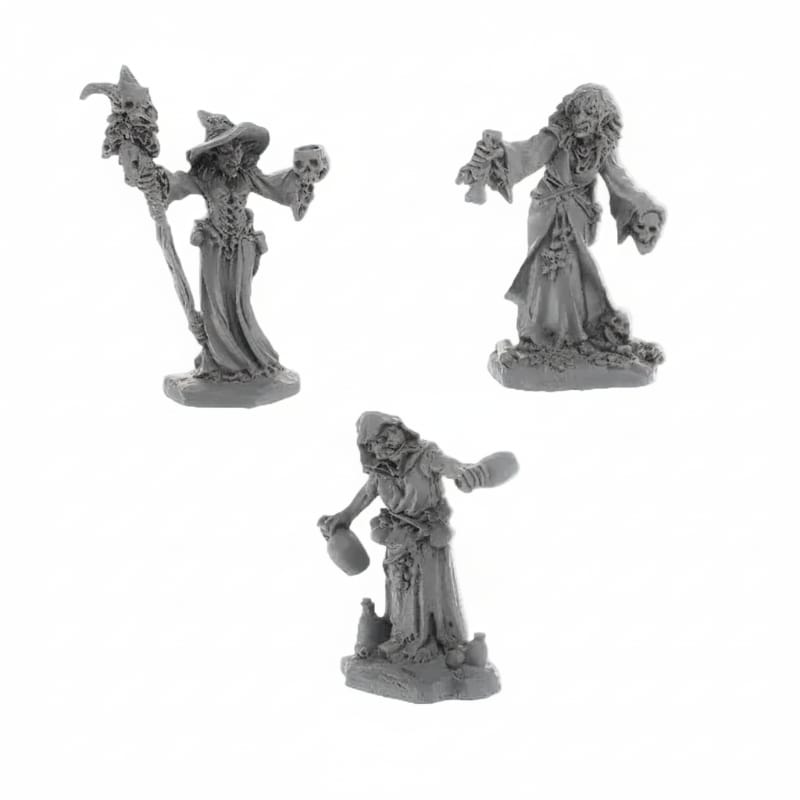 Reaper Miniatures Miniatures Reaper - Bones Black - Toil and Trouble - Witch Coven