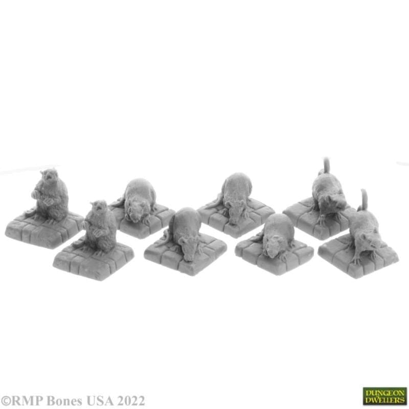 Reaper Miniatures Miniatures Reaper - Dire Rats (8)