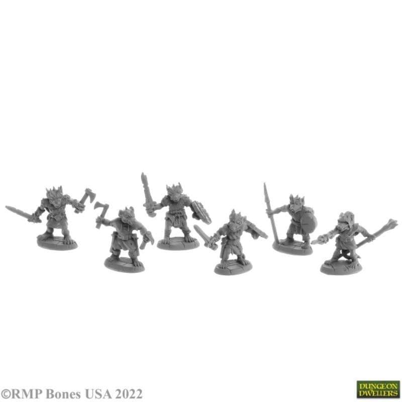 Reaper Miniatures Miniatures Reaper - Dungeon Dwellers - Nightclaw Kobolds (6)