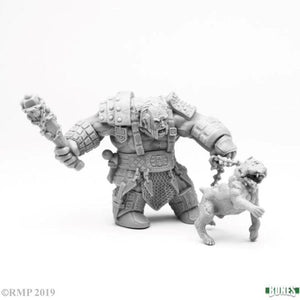 Reaper Miniatures Miniatures Reaper - Fire Giant Huntsman w/ Hell Hound