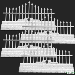 Reaper Miniatures Miniatures Reaper - Graveyard Long Fences (4)