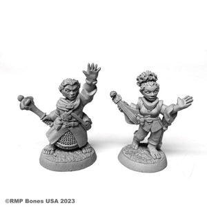 Reaper Miniatures Miniatures Reaper - Halfling Cleric and Bard