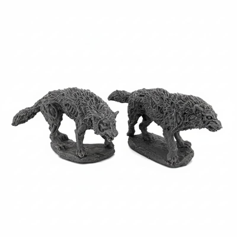 Reaper Miniatures Miniatures Reaper - Legends - Dread Wolves (2 Pack)