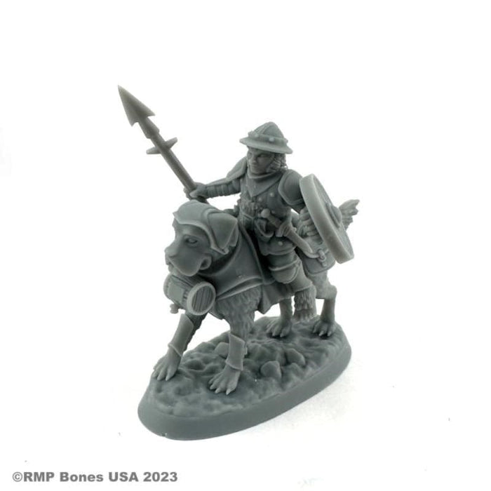 Reaper Miniatures - Male Halfling Dog Rider