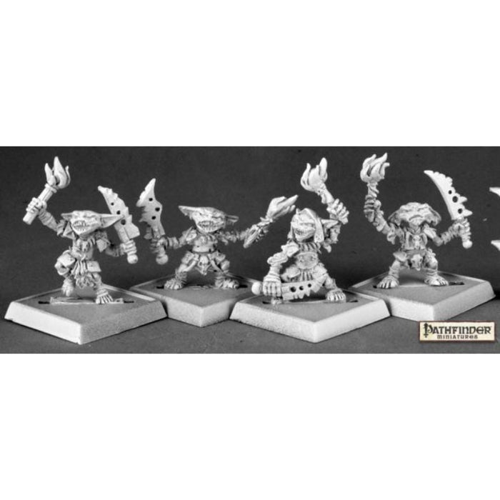 Reaper Miniatures - Pathfinder Bones - Pathfinder Goblin Pyros (4)