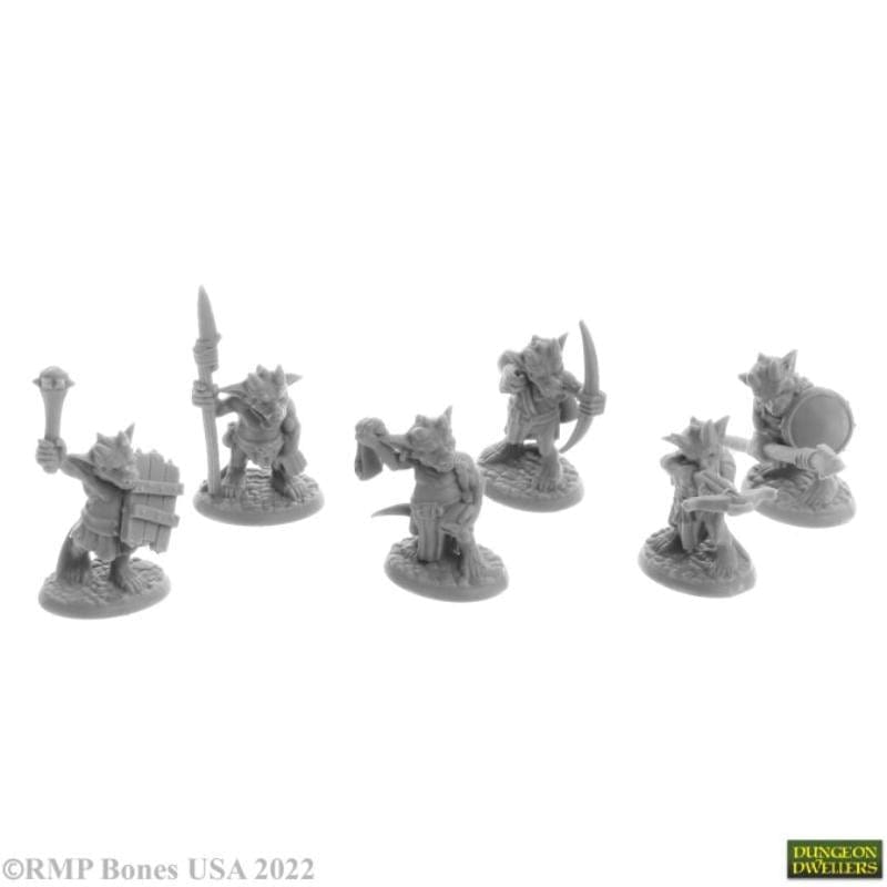 Reaper Miniatures Miniatures Reaper Miniatures - Ratpelt Kobold Warriors (6)