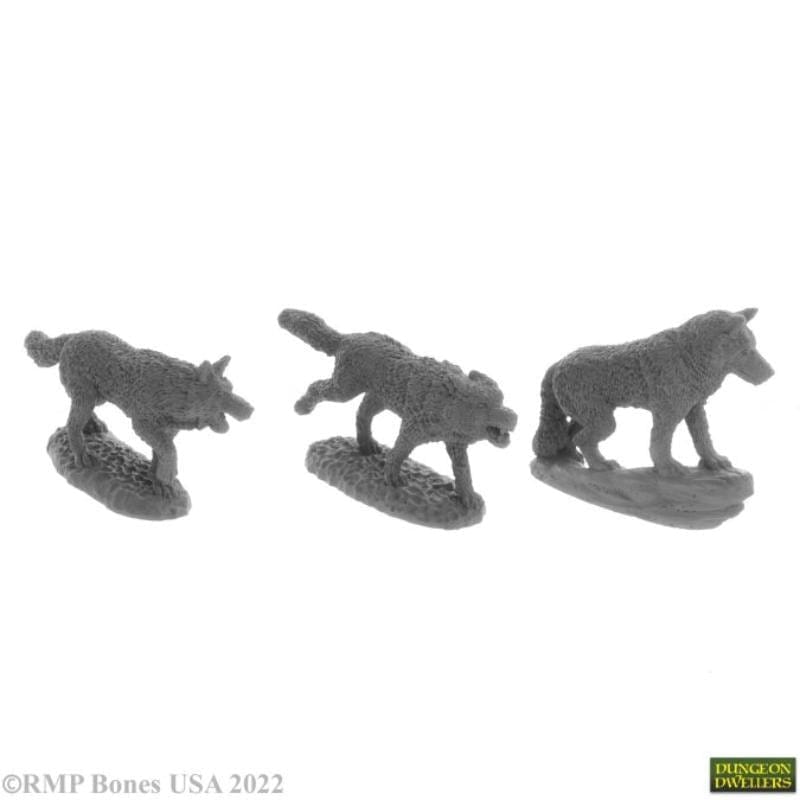 Reaper Miniatures Miniatures Reaper Miniatures - Wolf Pack (3)