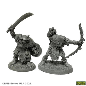 Reaper Miniatures Miniatures Reaper - Orc of the Ragged Wound Warriors (2)