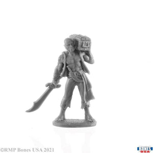 Reaper Miniatures Miniatures Reaper - Pirate with Treasure Chest (77134)