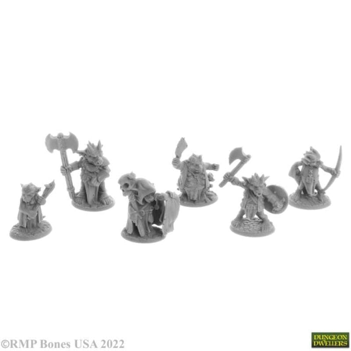 Reaper Miniatures - Ratpelt Kobold Leaders (6)