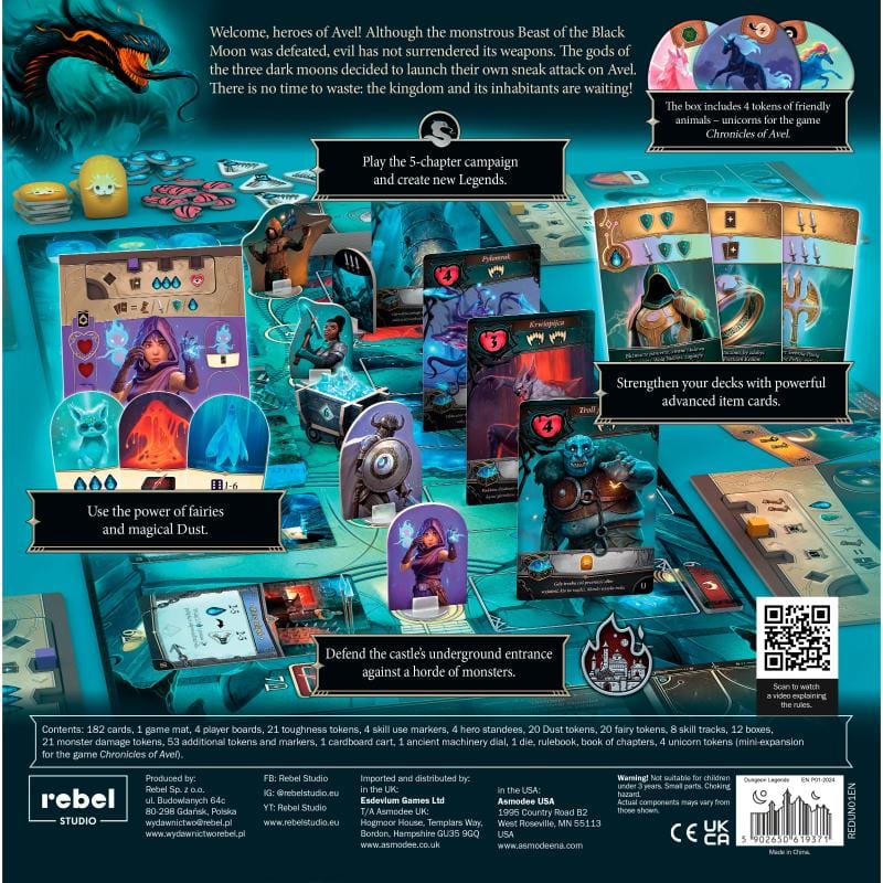 Rebel Games Board & Card Games Dungeon Legends - Board Game