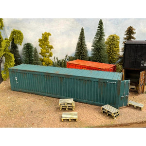 Renedra Miniatures Renedra Terrain - Shipping Container (40FT) & Pallets (Plastic)
