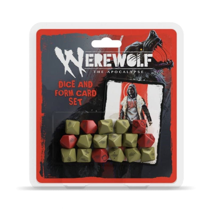 Werewolf The Apocalypse 5th Edition RPG - Dice & Form Card Set