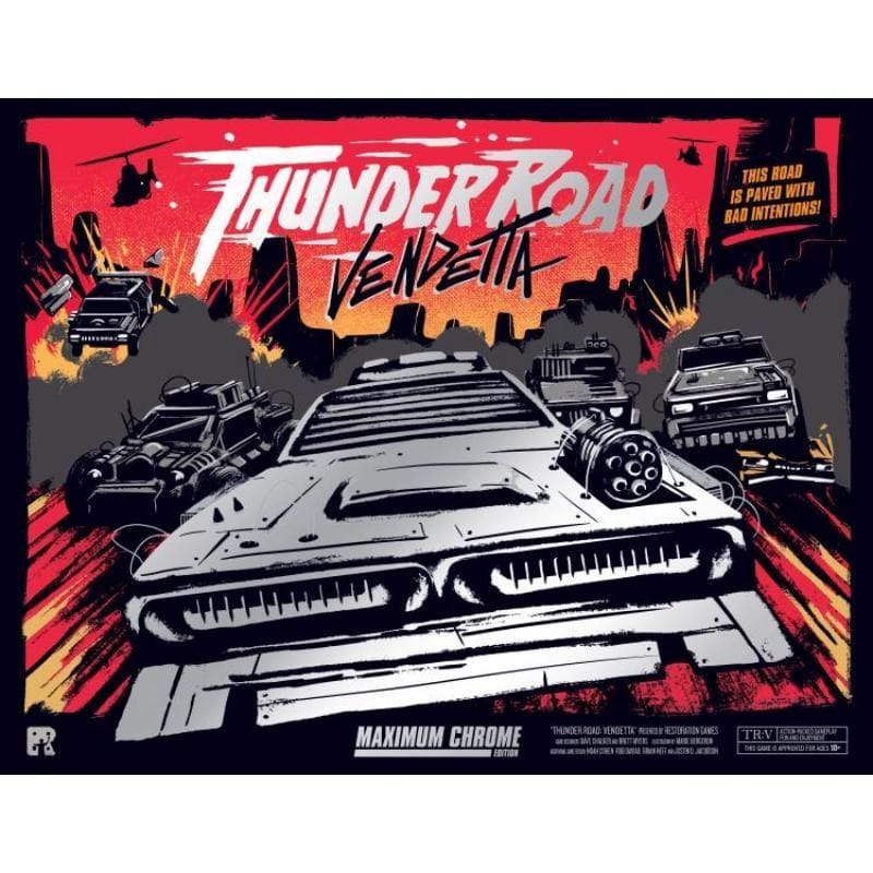 Restoration Games Board & Card Games Thunder Road Vendetta - Maximum Chrome (Kickstarter All In)