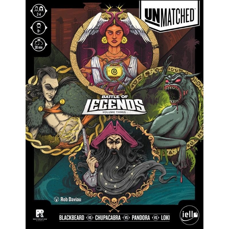 Restoration Games Board & Card Games Unmatched - Battle of Legends - Volume Three (August 2025 Release)