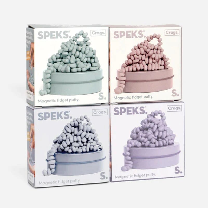 Retrospective Goods Novelties Speks - Crags Magnetic Putty - Neutral Coloured (Assorted) (New Packaging)
