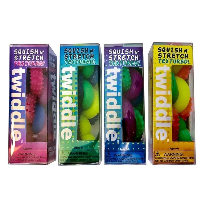 Retrospective Goods Novelties Twiddle - Squish n Stretch - Textured (Assorted)