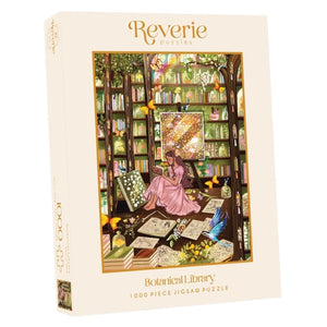 Reverie Puzzles Jigsaws Botanical Library (1000pc) Reverie