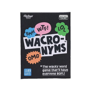 Ridleys Board & Card Games Wacronyms - Party Game