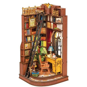 Robotime Construction Puzzles DIY Bookends - Silent Corner