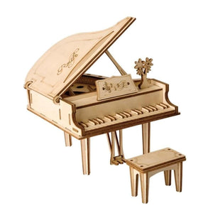 Robotime Construction Puzzles DIY - Classical 3D Wooden Grand Piano