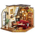 Robotime Construction Puzzles DIY Mini House - Catherine's Living Room
