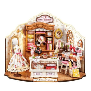 Robotime Construction Puzzles DIY Mini House - Elsa's Tailoring