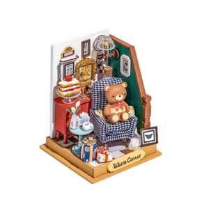 Robotime Construction Puzzles DIY Mini House - Holiday Living Room