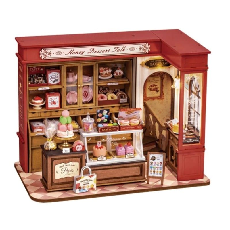 Robotime Construction Puzzles DIY Mini House - Honey Dessert Talk