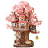 Robotime Construction Puzzles DIY Mini House - Sakura Tree House