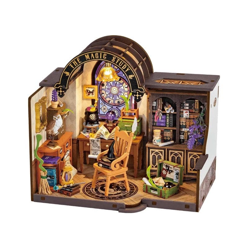 Robotime Construction Puzzles DIY Mini House - The Magic Study