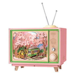 Robotime Construction Puzzles DIY Music Box - Sakura Dreamy Tour