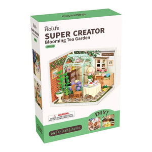 Robotime Construction Puzzles DIY Plastic Superstore - Blooming Tea Garden