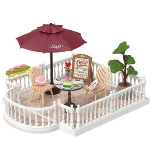 Robotime Construction Puzzles DIY Plastic Superstore - Chic Cafe Terrace Extension