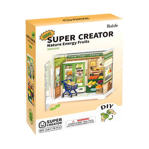 Robotime Construction Puzzles DIY Plastic Superstore - Mini Nature Energy Fruits