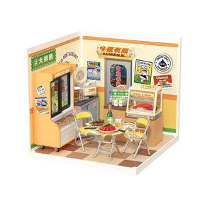Robotime Construction Puzzles DIY Plastic Superstore - Night Out Food Stall