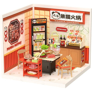 Robotime Construction Puzzles DIY Plastic Superstore - Panda Hot Pot