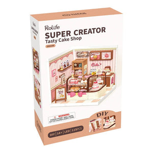 Robotime Construction Puzzles DIY Plastic Superstore - Tasty Cake Shop