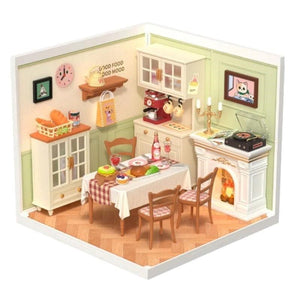 Robotime Construction Puzzles DIY Plastic Superstore - Warm Dining Room