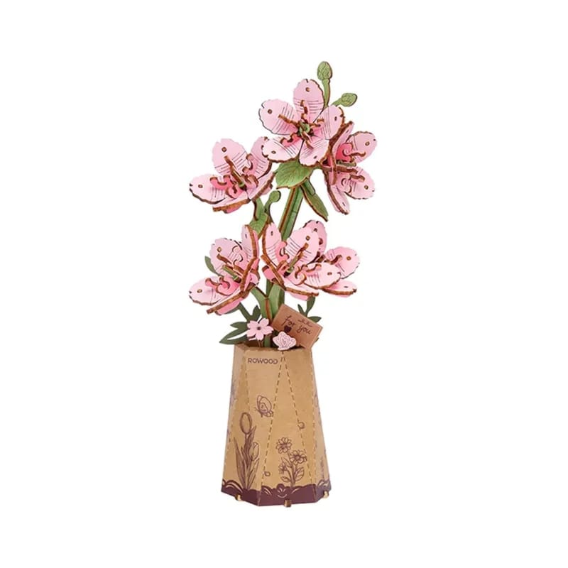 Robotime Construction Puzzles DIY Wood Bloom - Sakura