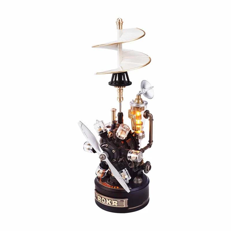 Robotime Construction Puzzles ROKR Industrial City - Da Vinci Helicopter