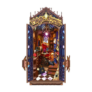 Robotime Construction Puzzles Rolife DIY Bookends - Magic Fantasy Corner