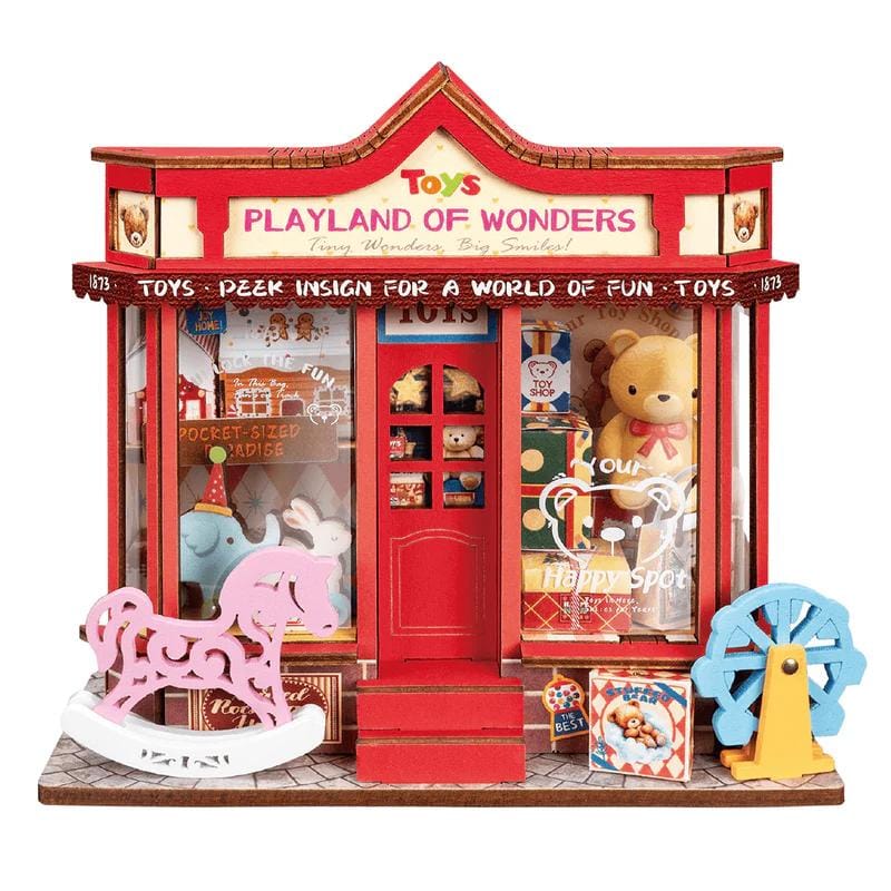 Robotime Construction Puzzles Rolife DIY Mini Store - Whimsy Toy Shop