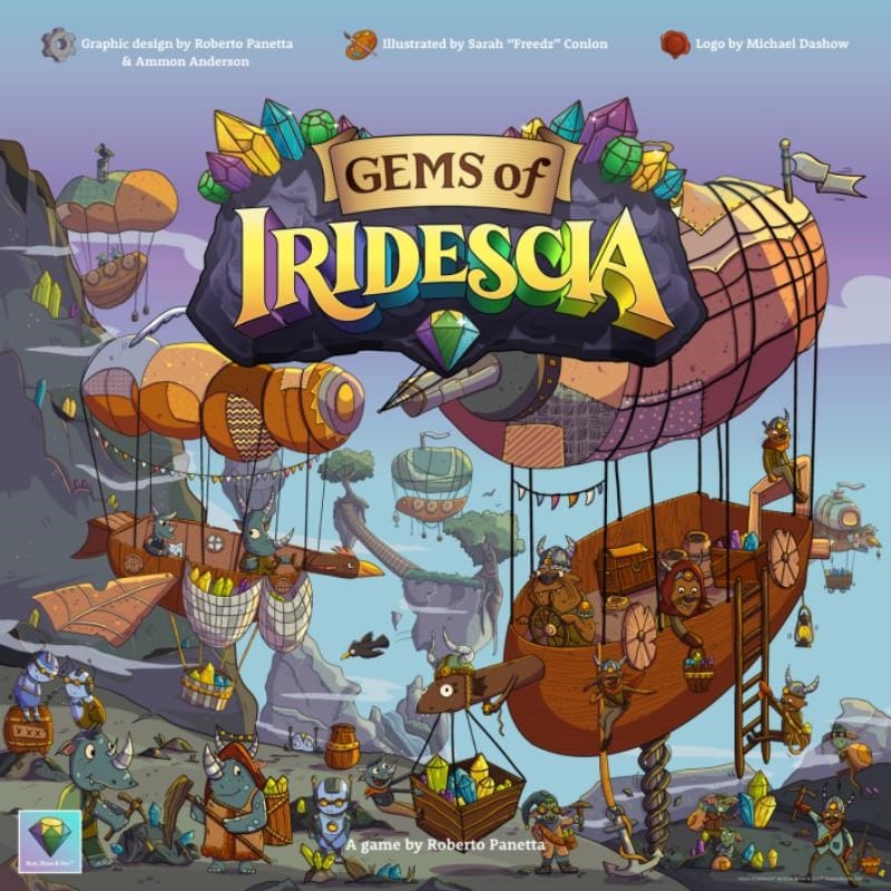 Rock Stone and Dice Games Board & Card Games Gems of Iridescia - Standard Edition