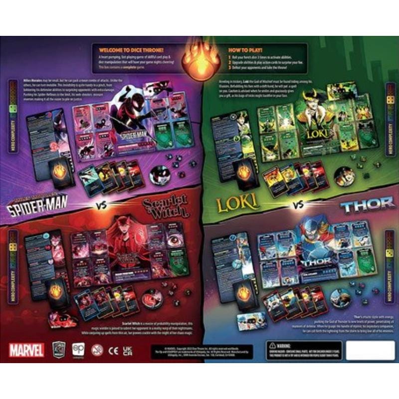 Roxley Games Board & Card Games Dice Throne Marvel 4 Hero Box