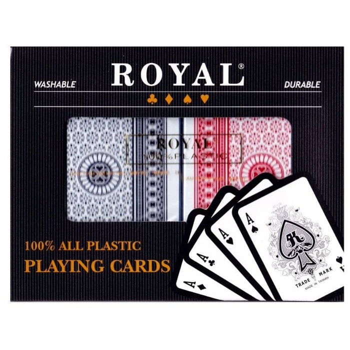 Playing Cards - Royal 100% Plastic (Double)